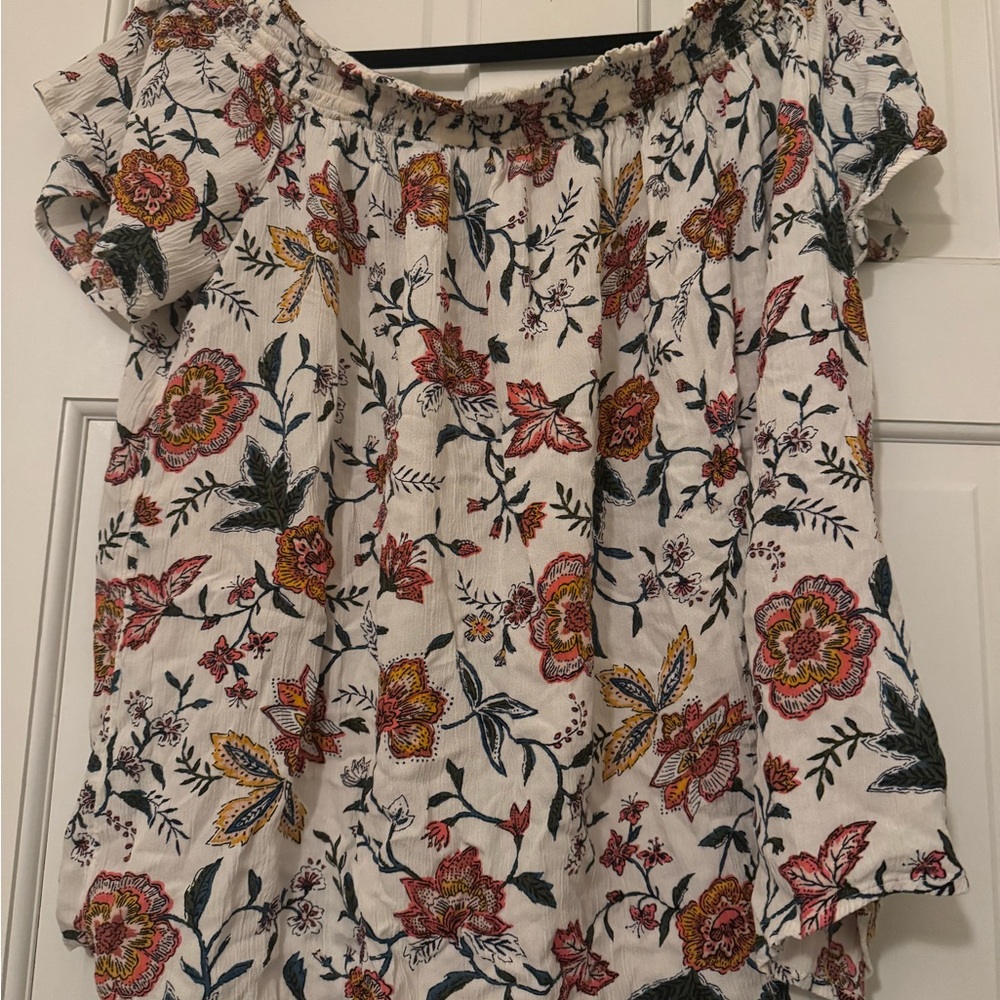 Old Navy Floral Print Women's Blouse - Multicolor